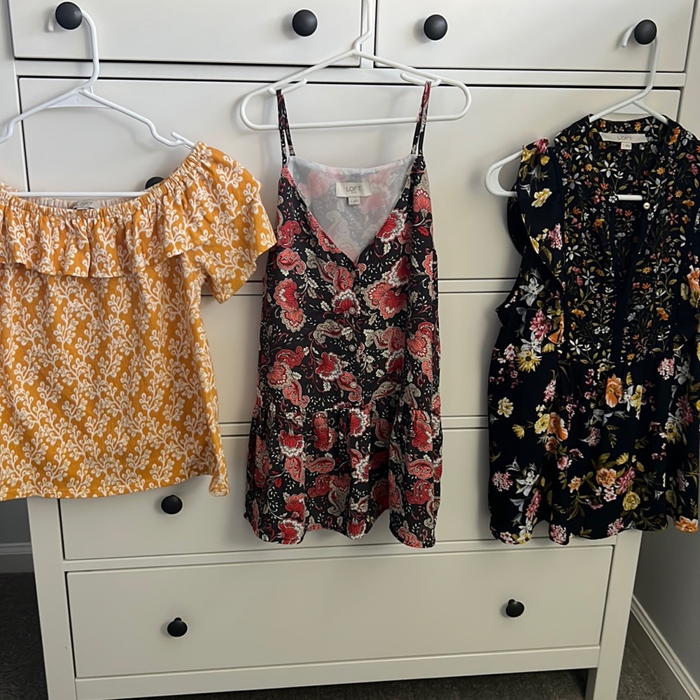 Loft brand tops.